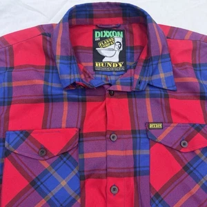 Dixxon Flannel Co Hemd Herren 2XT The Bundy rot blau kariert langarm top - Bild 1 von 9