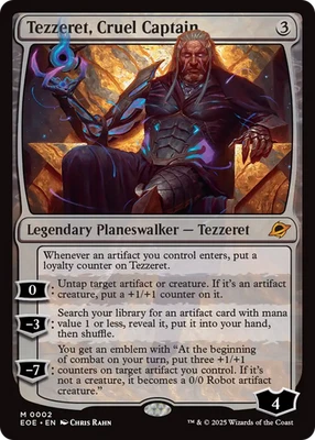 x1 Tezzeret, Cruel Captain EOE Edge of Eternities MTG 2 M/NM 1x - Image 1 of 3