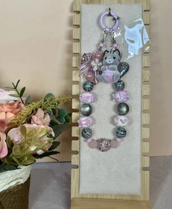 Calico Critters Lulu Baby Party Series Phone Strap Wristlet Chain Bag Charm - Photo 1 sur 10