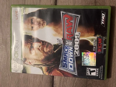 WWE Smackdown vs. Raw 2009 (Microsoft Xbox 360, 2008) CIB COMPLETE - Image 1 of 4