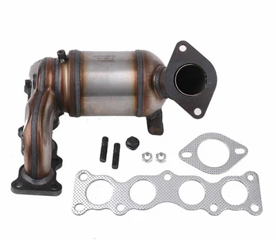 Convertidor catalítico colector de escape para HYUNDAI Sonata KIA Optima 2015-19 2,4 L Foto 1 de 4