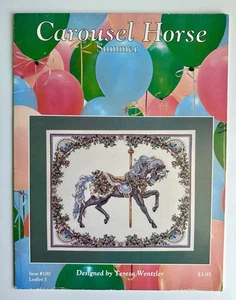 TERESA WENTZLER Carousel Horse SUMMER Counted Cross Stitch Pattern - Picture 1 of 1