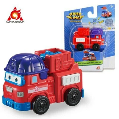 Hot Super Wings 4 Mini Team Vehicles Action Figures Robot Transforming Kid Gift - Image 1 of 4