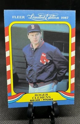 1987 Fleer Limited Edition #9 Roger Clemens - Boston Red Sox - Image 1 of 3