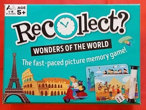 Hinkler Recollect? Fast-Paced Picture Memory Game! Wonders Of The World COMPLETE - Picture 1 of 11