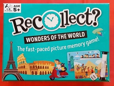 Hinkler Recollect? Fast-Paced Picture Memory Game! Wonders Of The World COMPLETE - Image 1 of 4