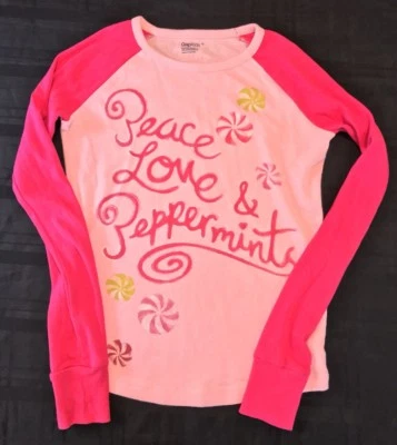 GAPkids Girl Long Sleeve Pajama Top Size 12 - Image 1 of 4