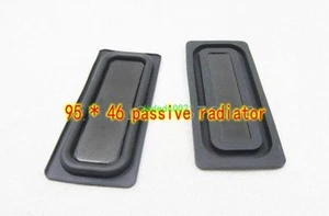 2 pz radiatore passivo rettangolare 95*46 mm altoparlanti bassi ausiliari per audio fai da te - Foto 1 di 4