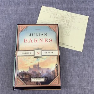 ARTHUR & GEORGE by Julian Barnes Signed 1st/1st w/Original Receipt NEW - Imagen 1 de 9