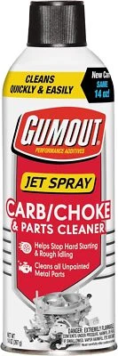 Gumout Carb And Choke Carburetor Cleaner 14 Oz. Cleans Metal Engine Parts Spray - Image 1 of 3