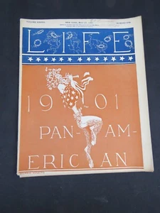 LIFE Magazine 1901 May 23 Pan American Games, Teddy Roosevelt, Stock Brokers - Picture 1 of 5