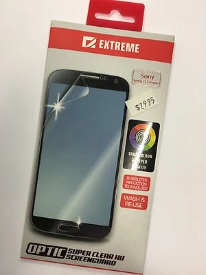 Sony Xperia Z1 Compact Twin Pack Extreme Optic SuperClear HD Screen Protectors - Image 1 of 2