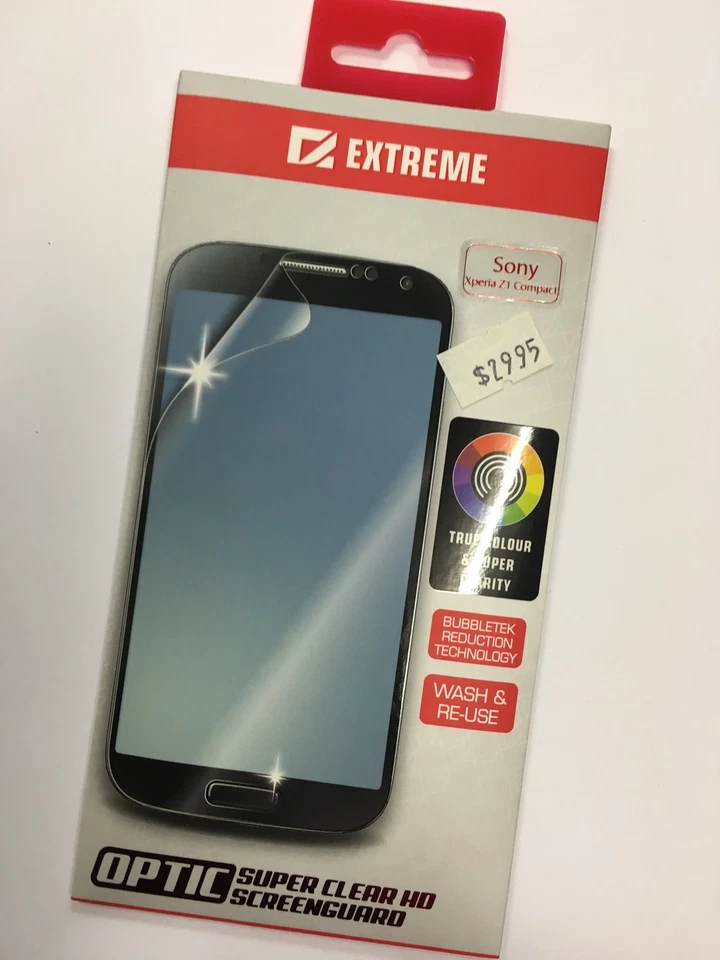 Sony Xperia Z1 Compact Twin Pack Extreme Optic SuperClear HD Screen Protectors - Image 1 of 2