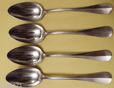 Anciennes cuilleres poincon 40gr, métal argenté/poinçonnées - Photo 1/2