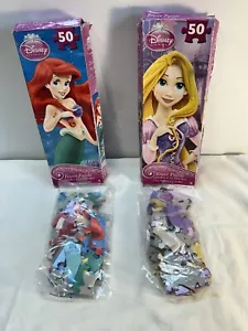 Disney Ariel & Frozen 50 Piece Tower Jigsaw Puzzles new old stock see H7 - Picture 1 of 8