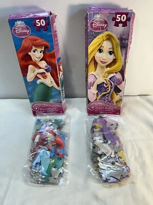 Disney Ariel & Frozen 50 Piece Tower Jigsaw Puzzles new old stock  see   H7 - Image 1 of 4