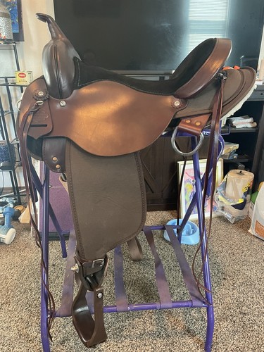 HIGH HORSE EL CAMPO GAITED CORDURA 16" TRAIL SADDLE
