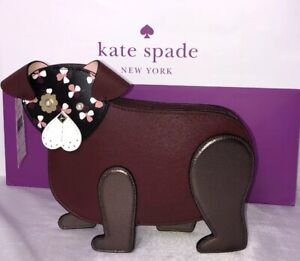 Kate Spade Dog Crossbody Floral Pup Purse Clutch Bag WKRU6239 New