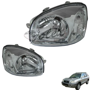 Scheinwerfer Hauptscheinwerfer H4 rechts+links SET für Hyundai Santa Fe 00-06 - Bild 1 von 2