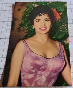 Movie Star GINA LOLLOBRIGIDA | Portrait Photo - Trading Card #6401