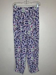 MARIA CHER Damen Größe XS Seide Blumen Haremshose Hose Tapered Bein Taschen - Bild 1 von 10