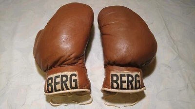 BERG Retro Boxhandschuhe 8 Unze Braun - Bild 1 von 4