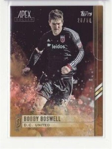 2015 Topps Apex MLS Gold #57 Bobby Boswell 26/50 - Flat S/H