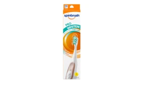 Battery Toothbrush White Teeth Care Dual Action Brush Head Soft Spinner Scrubber - Picture 1 of 8
