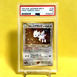 Pokemon Card Japanese【Light Togetic】PSA9 No.176 Neo 4 Destiny Holo Rare Old Back - Picture 1 of 13