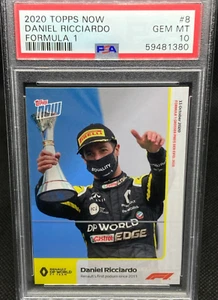 Topps Now 2020 Fórmula 1 Daniel Ricciardo PSA 10 #8 - Renault F1 - PR-1335 - Imagen 1 de 2