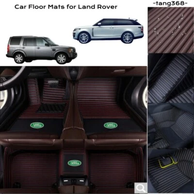 Alfombrillas de coche para Land Rover 2003-2024 alfombrillas forro alfombras impermeables de lujo Foto 1 de 4