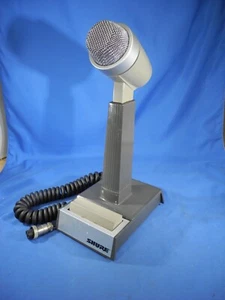 Shure Brothers Unidirectional Dynamic Microphone Model 522 For Ten-Tec 4 pin - Zdjęcie 1 z 15