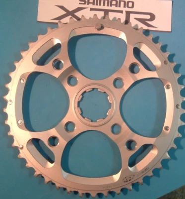 Shimano XTR M952 P-46T x 112BCD MTB Alloy Chainring- 3x8/9-Speed- VGC- '00+ - Image 1 of 4
