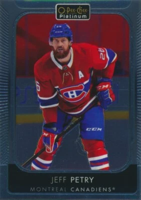#53 JEFF PETRY 2021-22 O-Pee-Chee OPC Platinum CANADIENS - Image 1 of 2