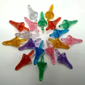 18 VINTAGE Glitter Astro Rocket Minxie Glo Lights for Ceramic Christmas Tree 1/8 - Picture 1 of 9