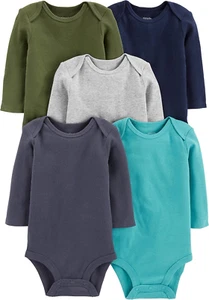 Unisex Babies' Long-Sleeve Bodysuit - Picture 1 of 12