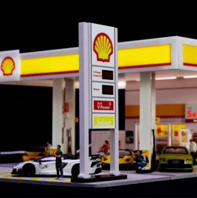 1:64 Diorama Garage Model LED Lighting Parking Lot Model Display Case AUSTRALIA - image 1 of 4