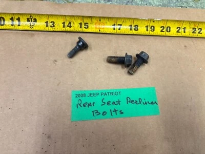 Jeep Patriot 2006-2011 asiento trasero juego de 3 pernos reclinables Foto 1 de 4