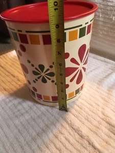 Tupperware NEW Jumbo Huge One Touch Canister 24C Happy Hacienda *NEW* 5.5 L - Picture 1 of 8