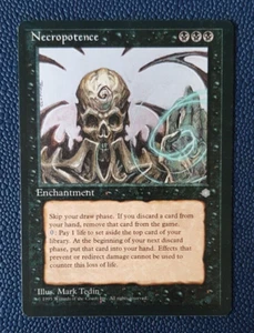 Necropotence - Ice Age - Magic: The Gathering - MTG - ENG - EXC - Bild 1 von 2