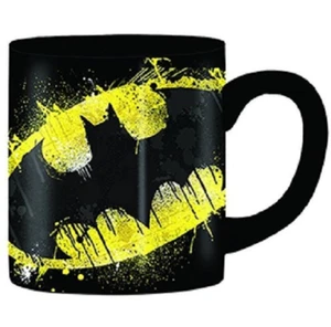 Taza de cerámica estilo de pintura goteo estilo búfalo de búfalo de plata de DC Comics Batman grande 20 oz - Imagen 1 de 2