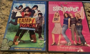 Camp Rock (Extended Rock Star Edition) / Sleepover (2 DVD Lot) Demi Lovato - Picture 1 of 1