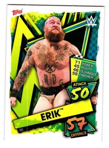2021 Topps WWE Slam Attax Erik #50 - Picture 1 of 1