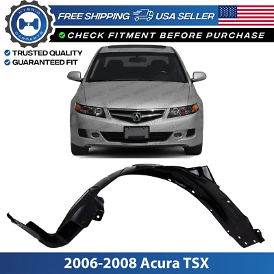 New Front Passenger Fender Liner For 2006-2008 Acura TSX AC1249121 - Image 1 of 4