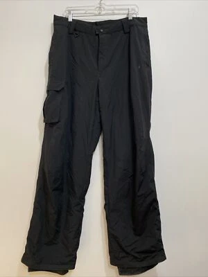 White Sierra Snow Pants Mens Medium Nylon Black Waterproof Ski Snowboard Sz L - Image 1 of 4