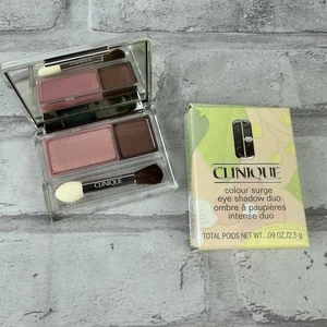 Clinique Strawberry Fudge Color Surge EyeShadow Duo Full Size New .09 Oz NEW - Picture 1 of 4