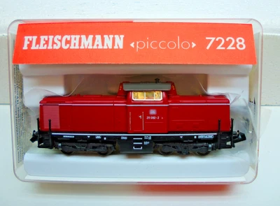Fleischmann 7228 Diesellok BR 221 092-2 der DB, altrot, OVP, - Bild 1 von 4