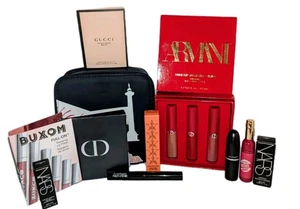 11 Pc Luxury Lipstick Lot Gucci Dior Armani Jeffree Star MAC Buxom NARS MORE NEW - Picture 1 of 23
