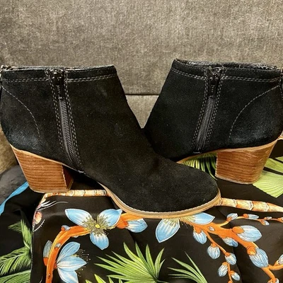 Sole Society Women’s Leather Suede Black Ankle Western Indie Casual Boots Size 8 - Image 1 of 4