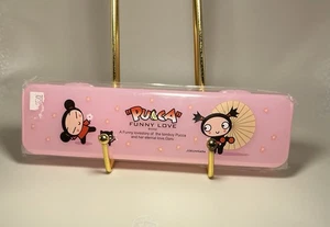 Rare Vintage Pucca Funny Love New plastic Pencil Case Pencil Box - Picture 1 of 2